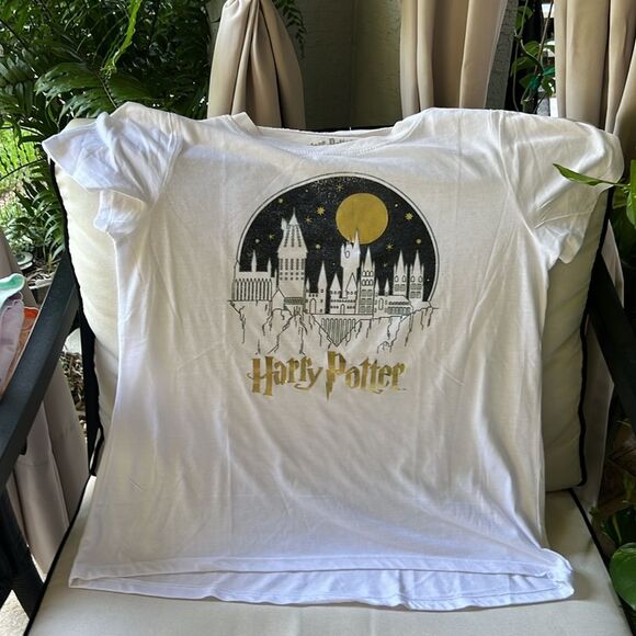 Harry Potter short sleeve shirt 🖤 super soft 🖤 large - Picture 4 of 4